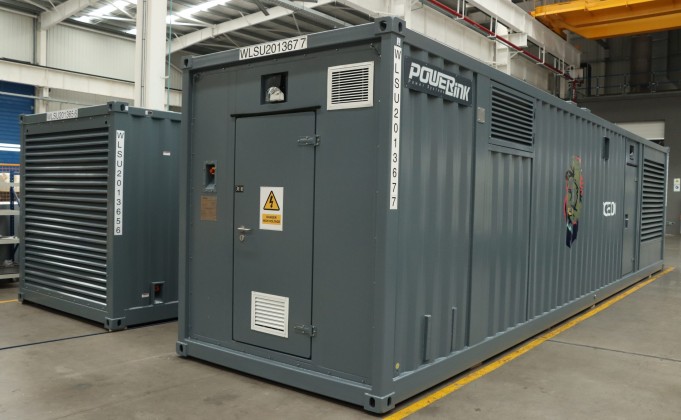 PowerLink 800KW Gas Genset Containerized type for Natural gas power station