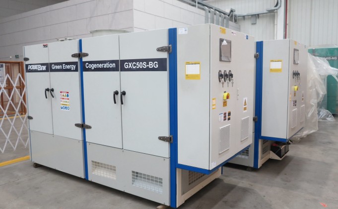PowerLink GXC series gas cogeneration CHP units to provide heat and power